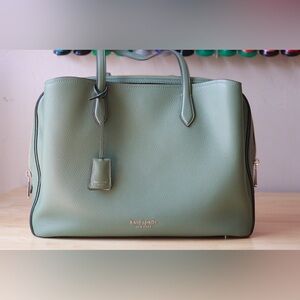 Kate Spade Leather Hudson Large Work Tote Romaine Color
